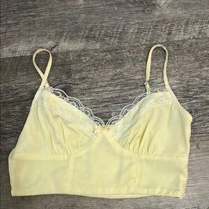 Princess Polly Yellow Seamless Top
